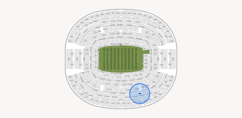 AT&T Stadium Seating Chart