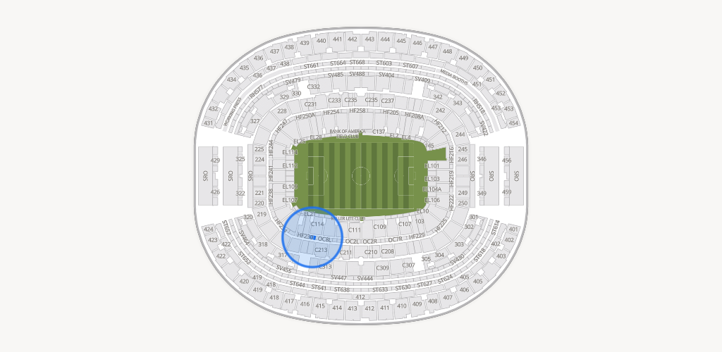 AT&T Stadium Seating Chart