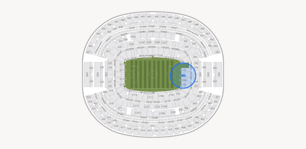 AT&T Stadium Seating Chart
