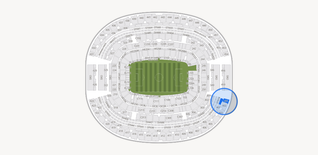AT&T Stadium Seating Chart