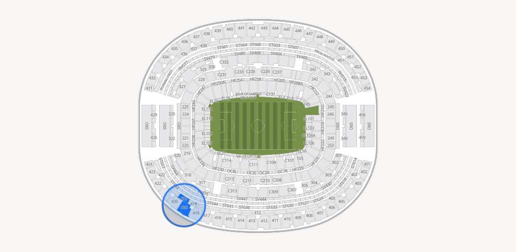 AT&T Stadium Seating Chart