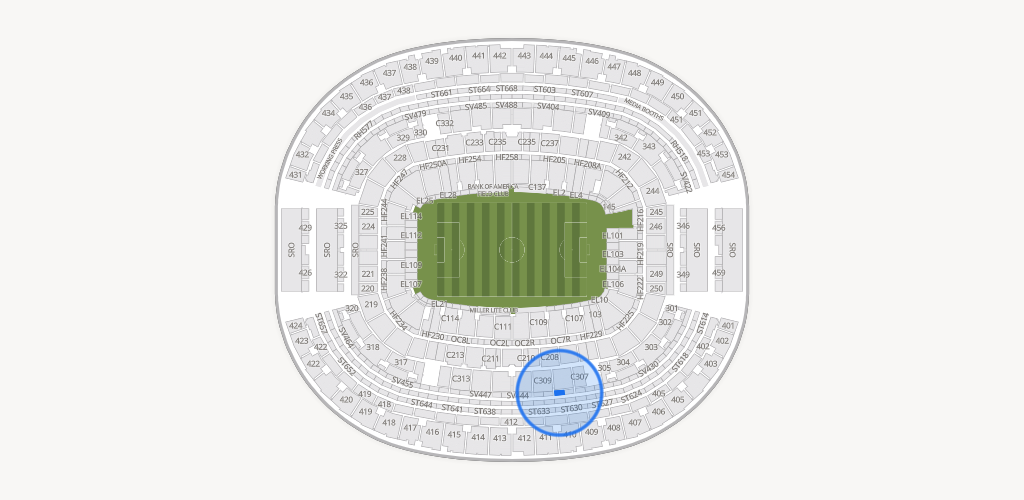 AT&T Stadium Seating Chart