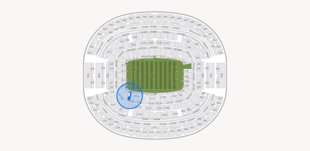 AT&T Stadium Seating Chart