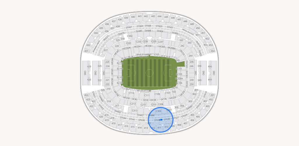 AT&T Stadium Seating Chart