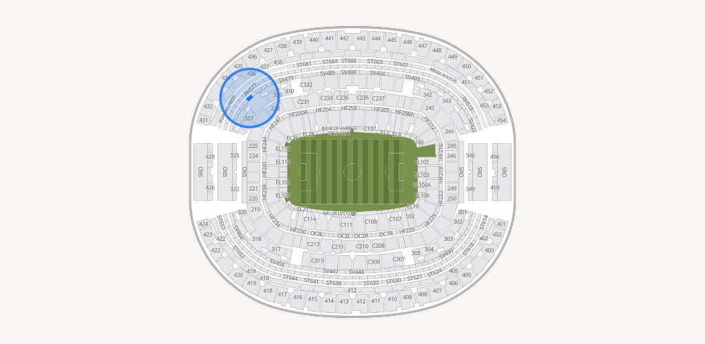 AT&T Stadium Seating Chart