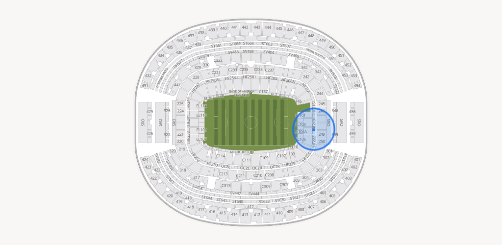AT&T Stadium Seating Chart