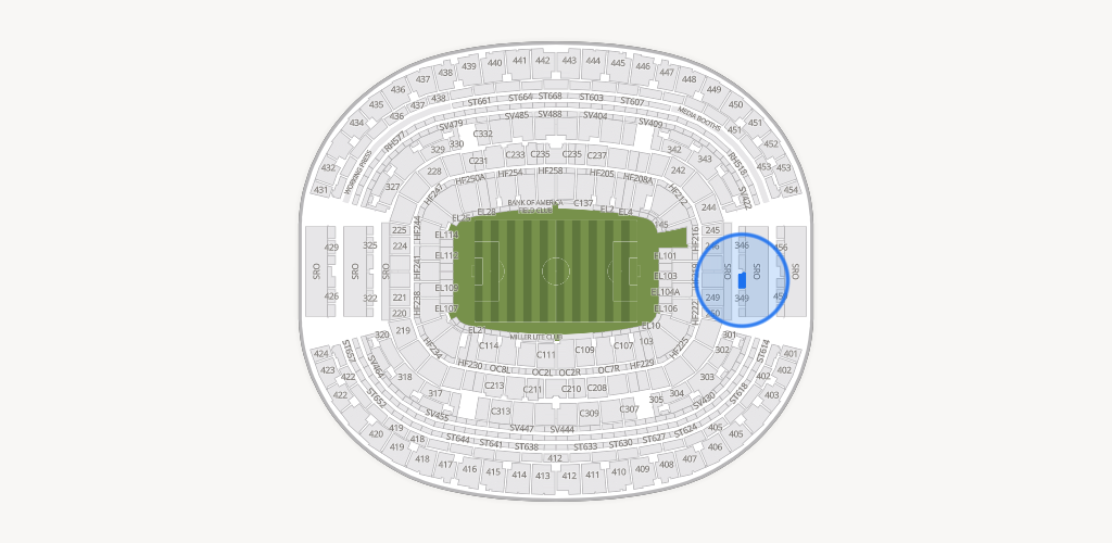 AT&T Stadium Seating Chart