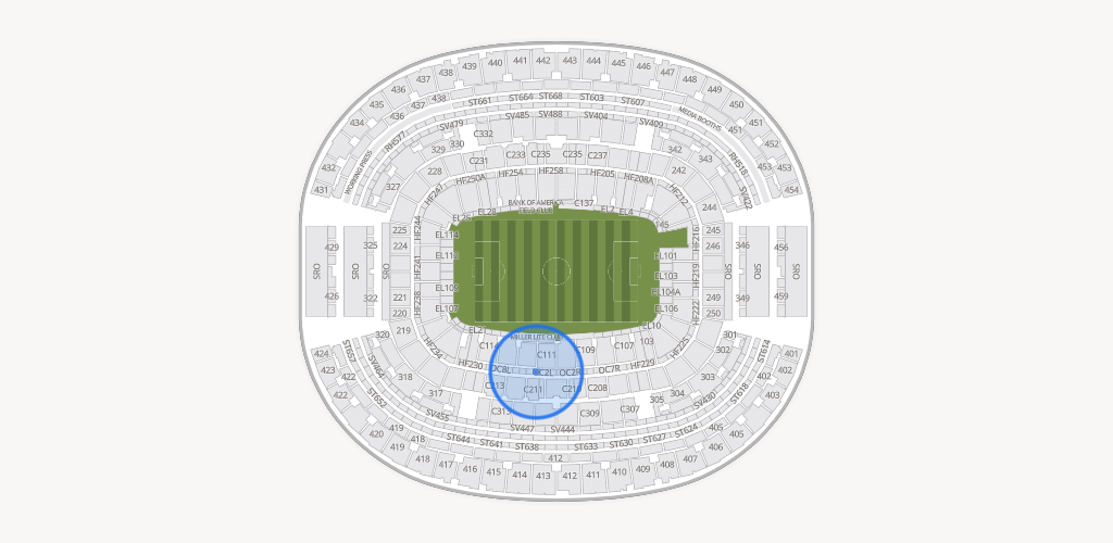 AT&T Stadium Seating Chart