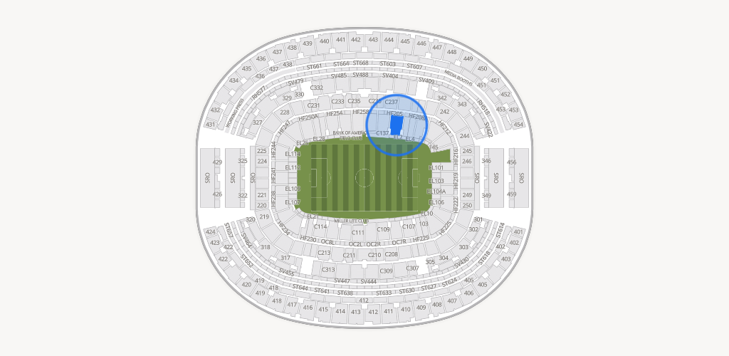 AT&T Stadium Seating Chart