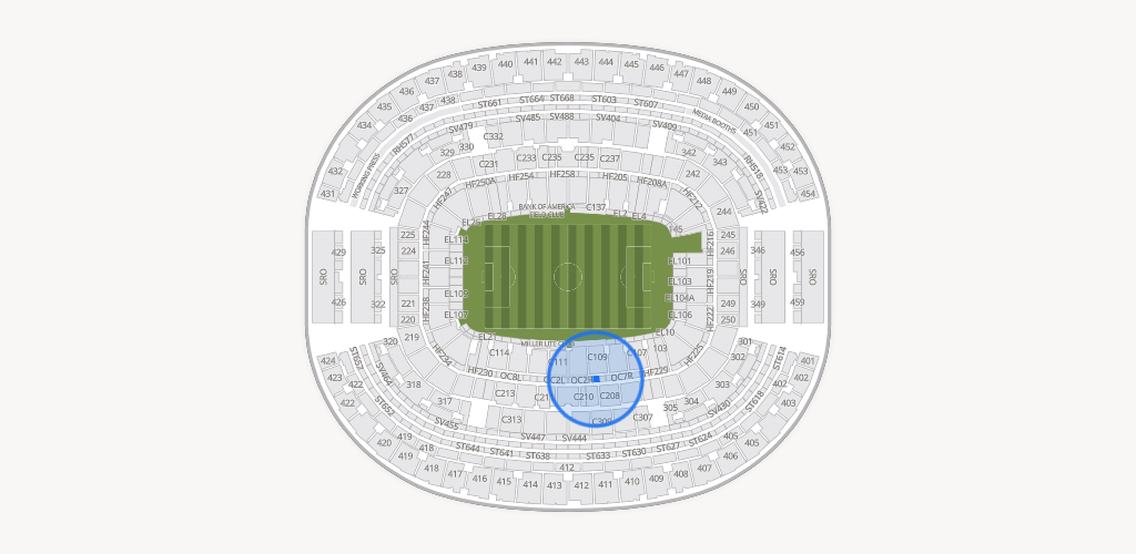 AT&T Stadium Seating Chart