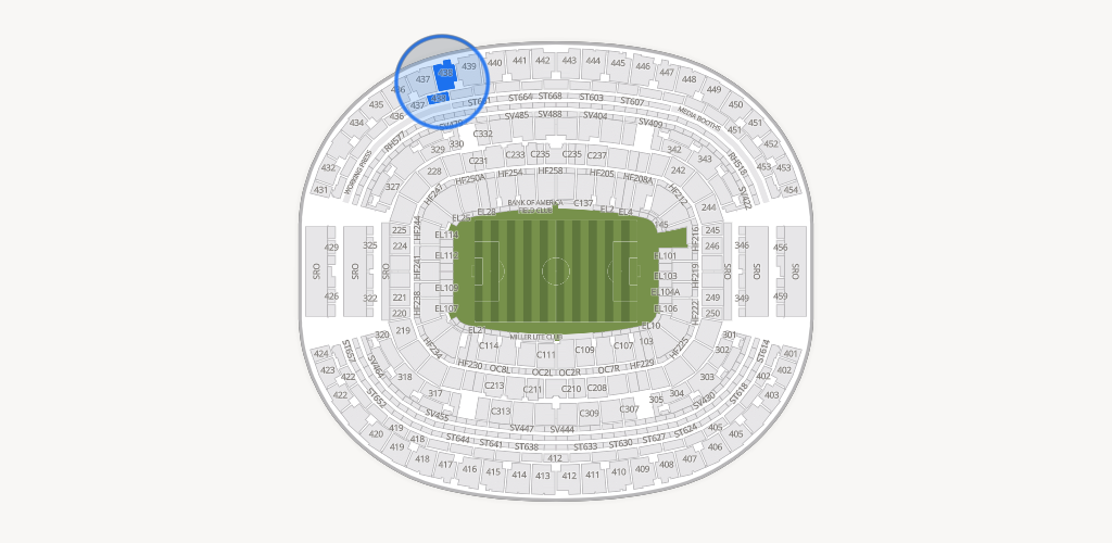 AT&T Stadium Seating Chart