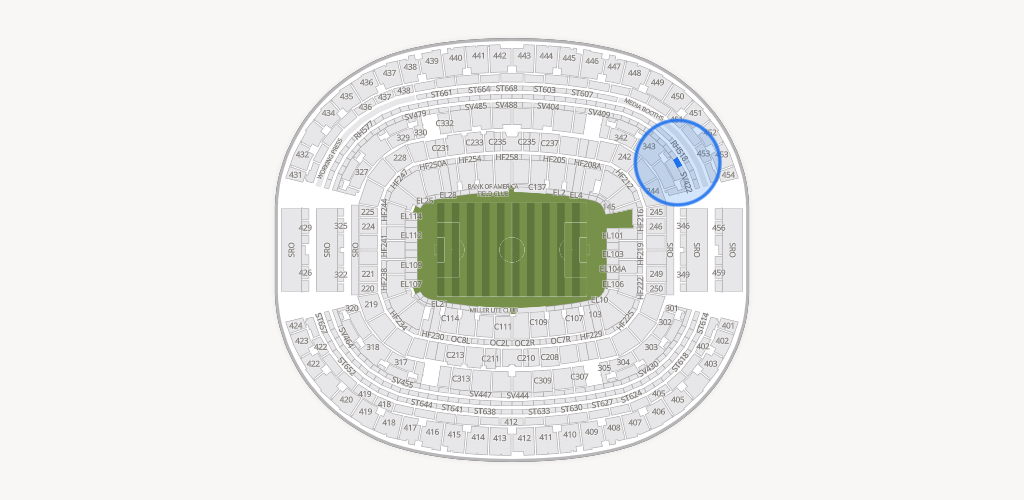 AT&T Stadium Seating Chart