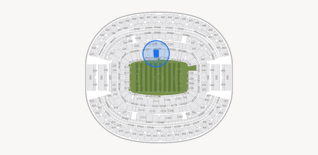 AT&T Stadium Seating Chart