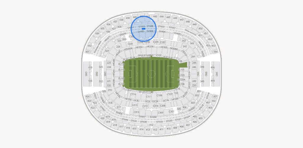 AT&T Stadium Seating Chart