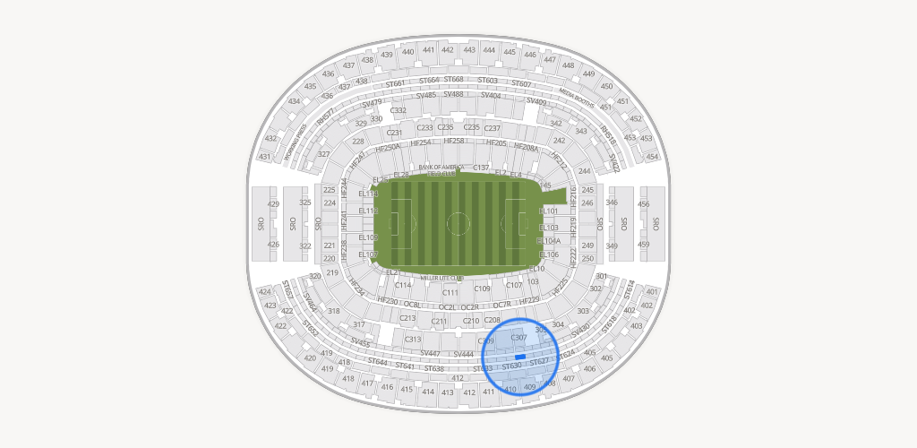 AT&T Stadium Seating Chart