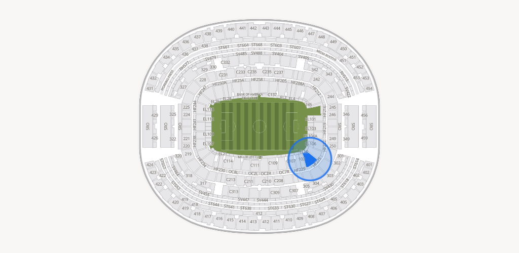 AT&T Stadium Seating Chart