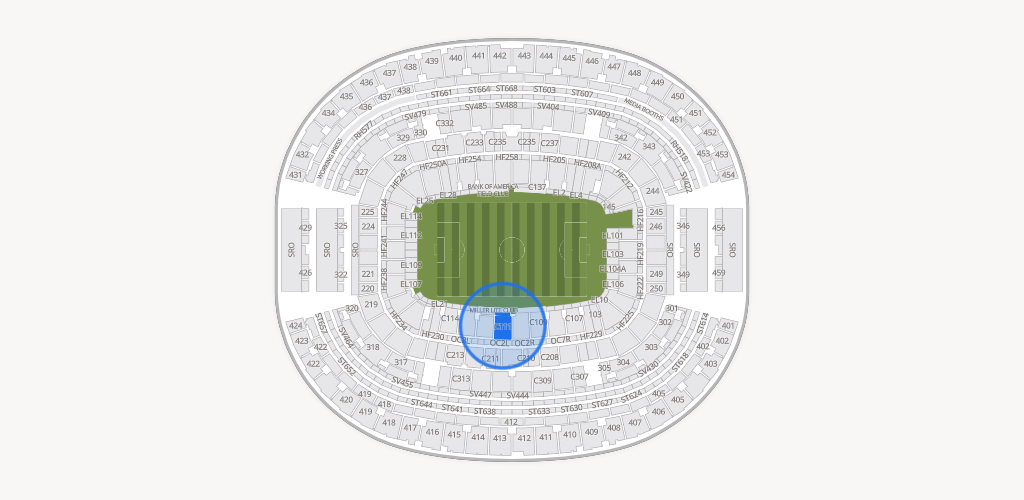 AT&T Stadium Seating Chart