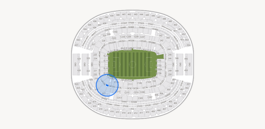 AT&T Stadium Seating Chart