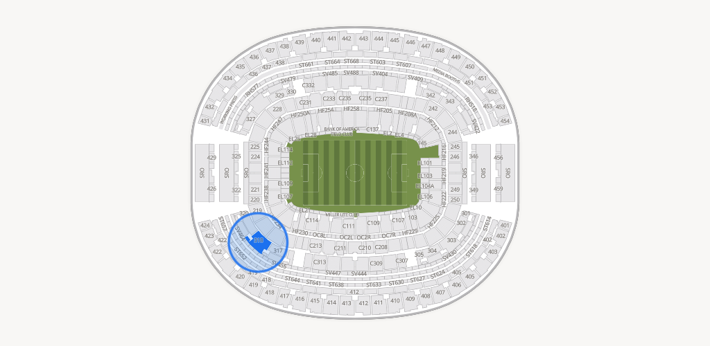 AT&T Stadium Seating Chart