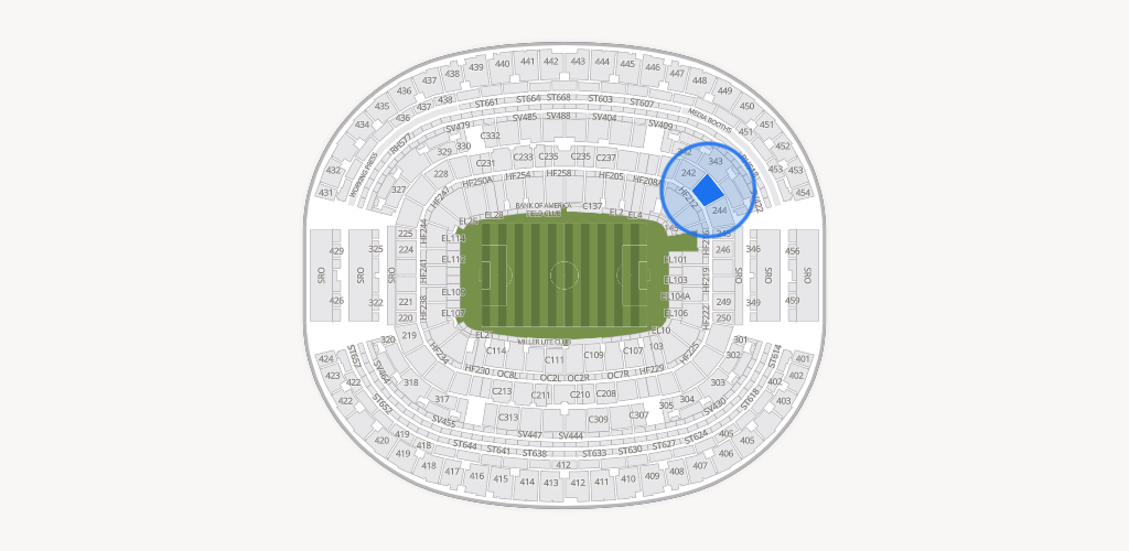 AT&T Stadium Seating Chart