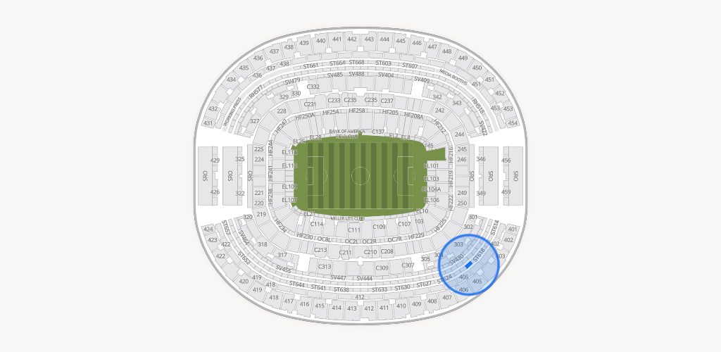 AT&T Stadium Seating Chart