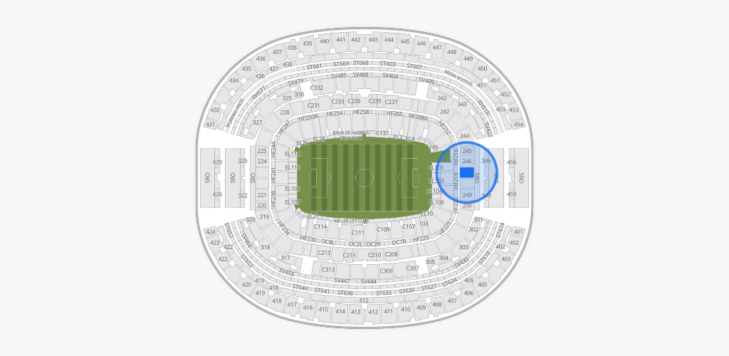 AT&T Stadium Seating Chart