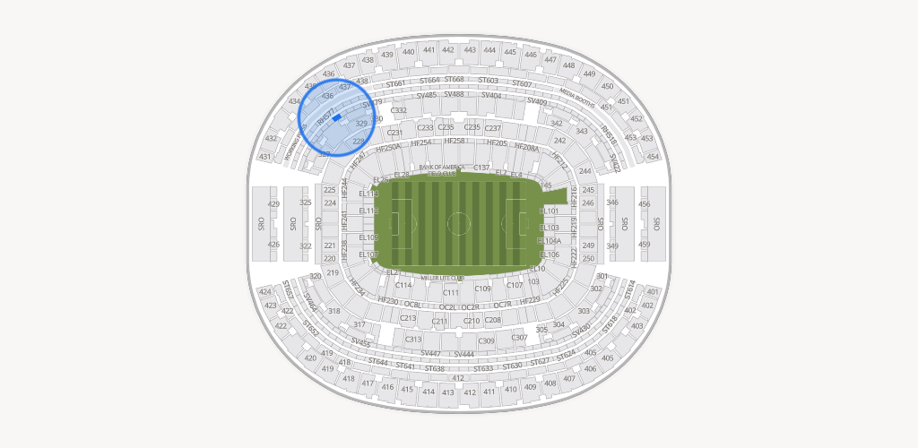 AT&T Stadium Seating Chart