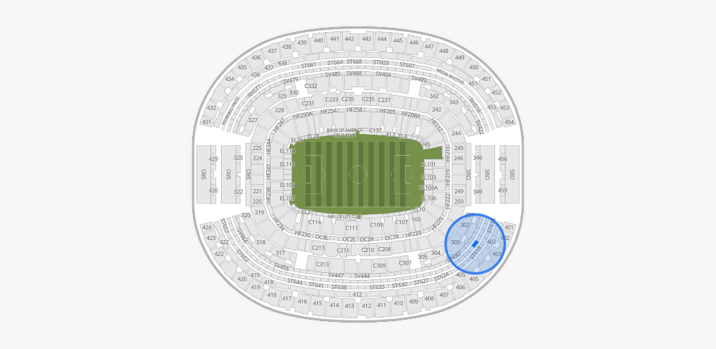 AT&T Stadium Seating Chart