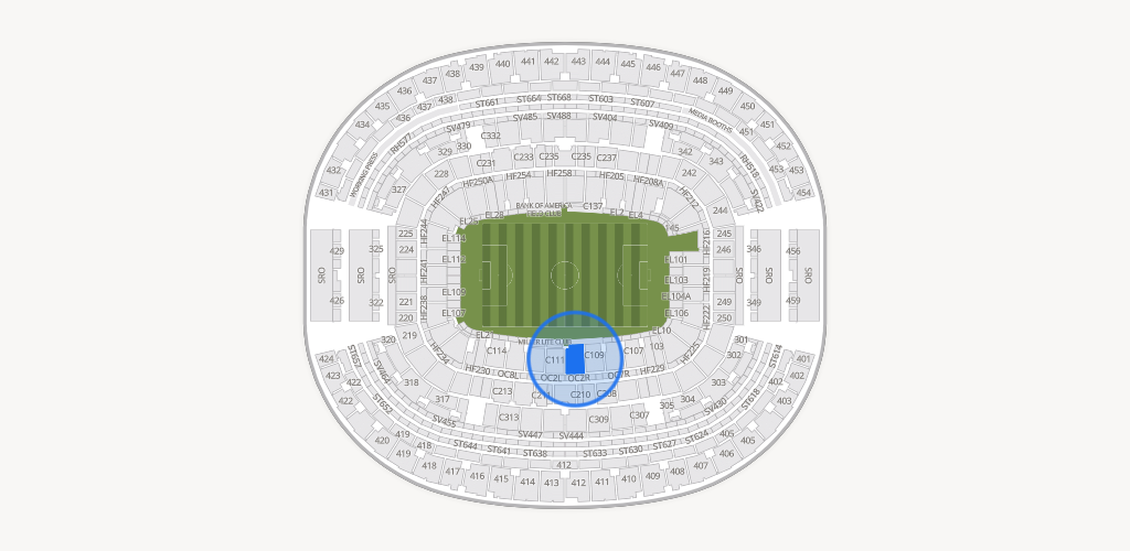 AT&T Stadium Seating Chart