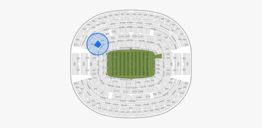 AT&T Stadium Seating Chart