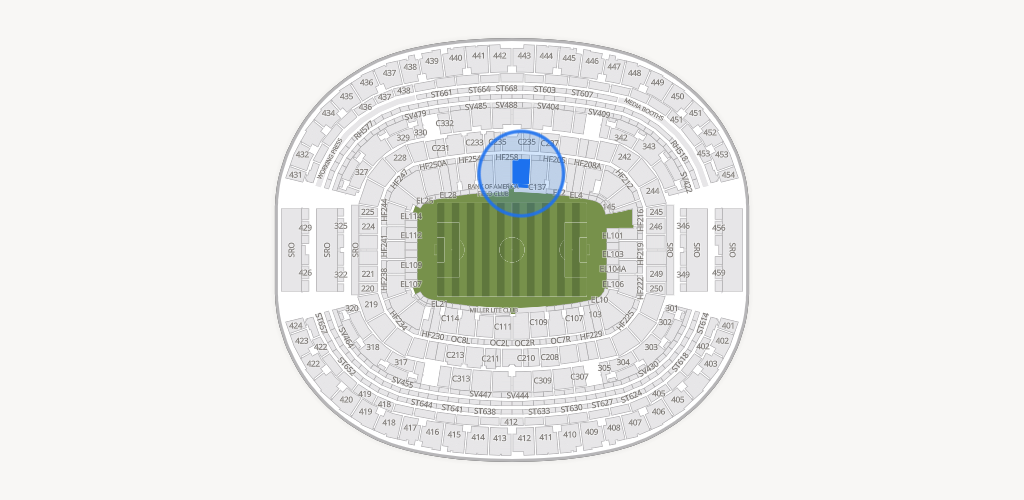 AT&T Stadium Seating Chart