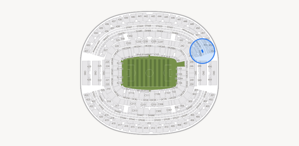 AT&T Stadium Seating Chart