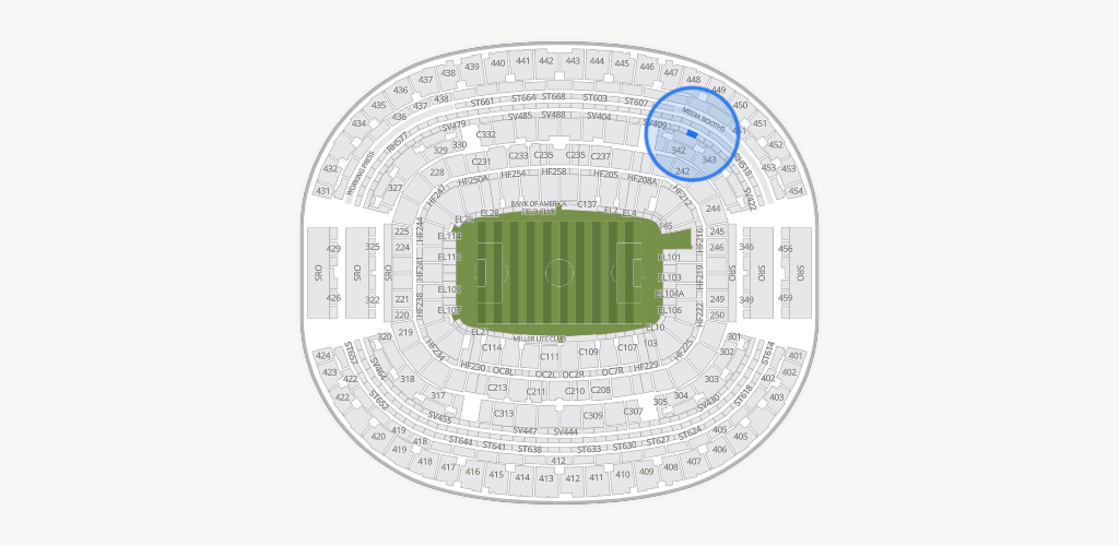 AT&T Stadium Seating Chart
