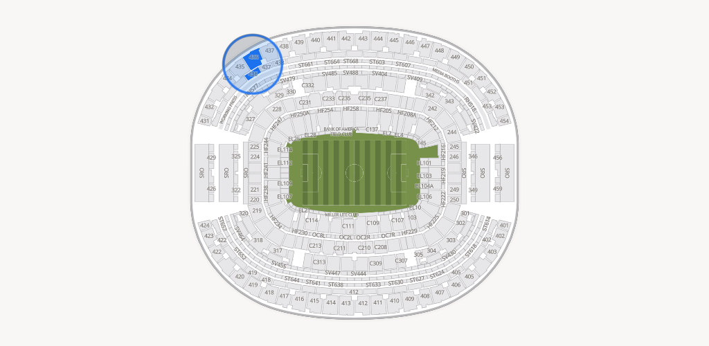 AT&T Stadium Seating Chart