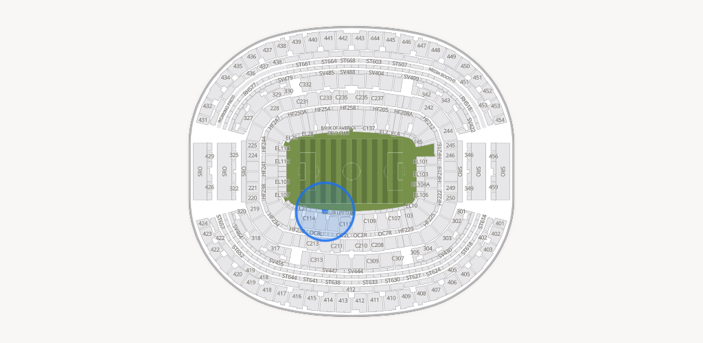 AT&T Stadium Seating Chart