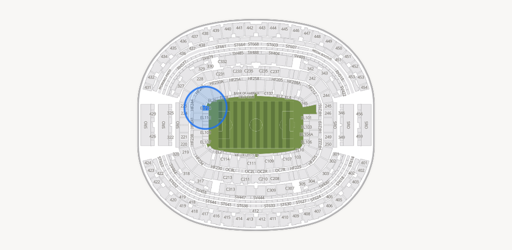 AT&T Stadium Seating Chart