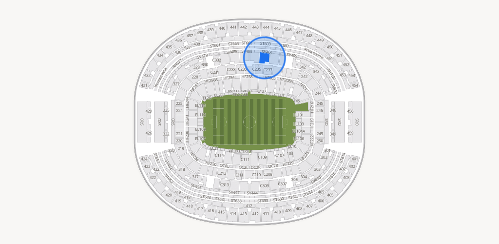 AT&T Stadium Seating Chart