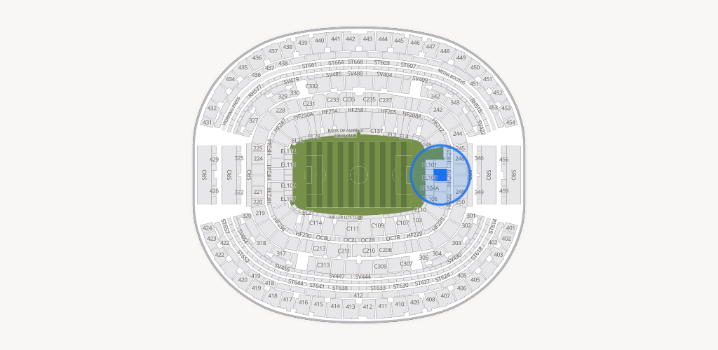 AT&T Stadium Seating Chart