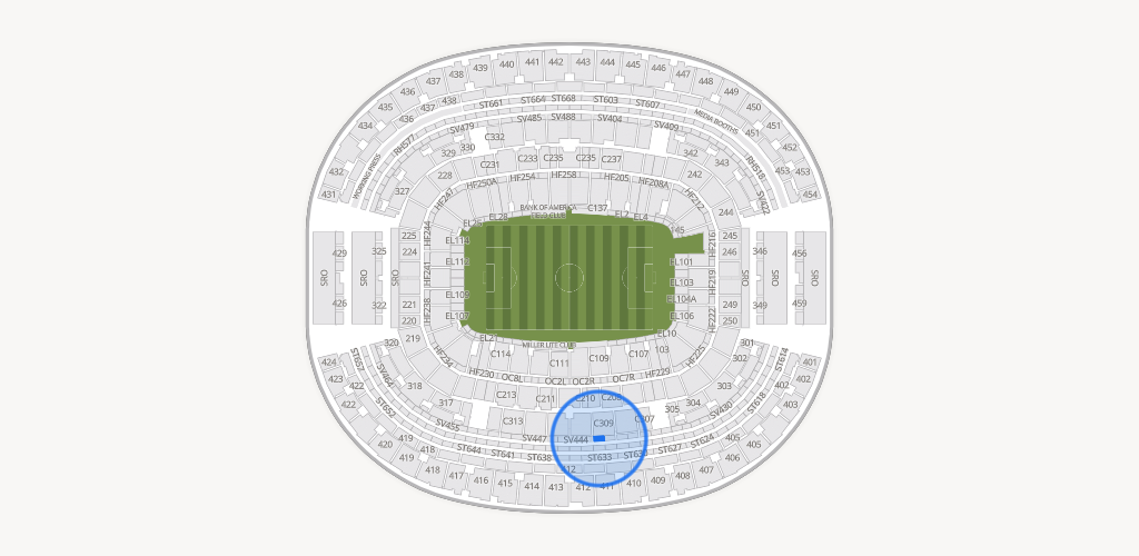 AT&T Stadium Seating Chart