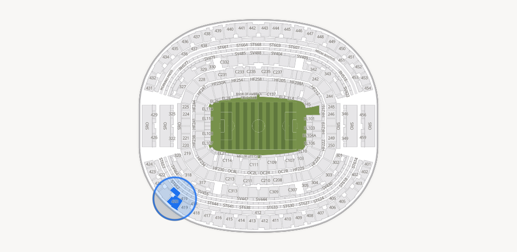 AT&T Stadium Seating Chart