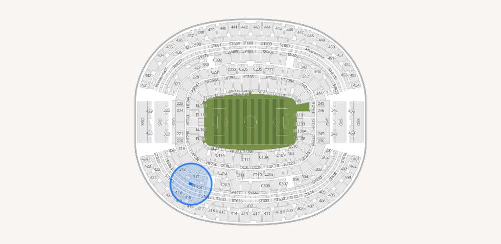 AT&T Stadium Seating Chart