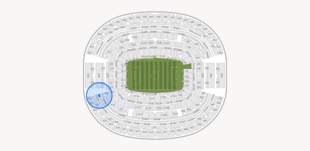 AT&T Stadium Seating Chart
