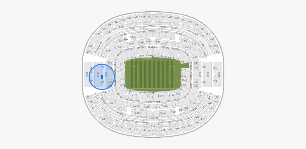 AT&T Stadium Seating Chart