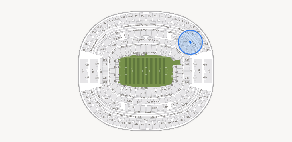 AT&T Stadium Seating Chart