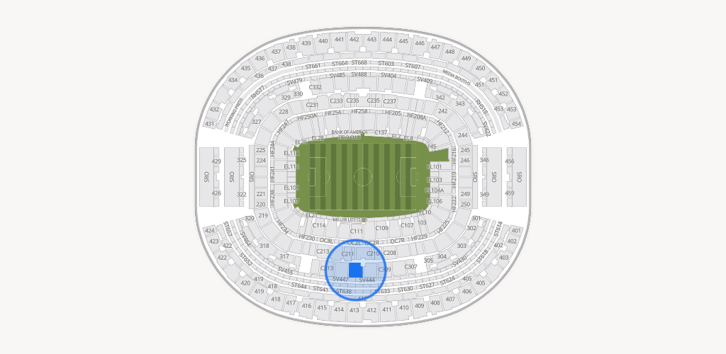 AT&T Stadium Seating Chart