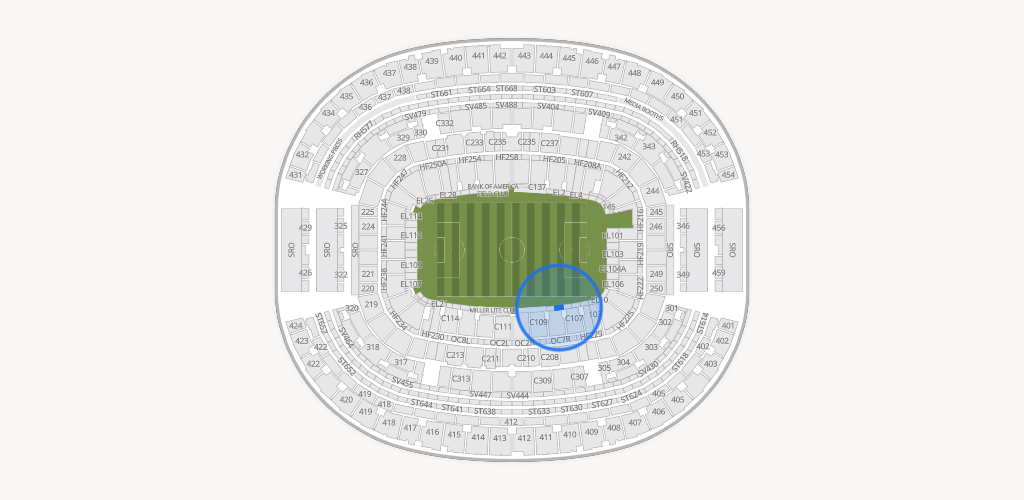 AT&T Stadium Seating Chart