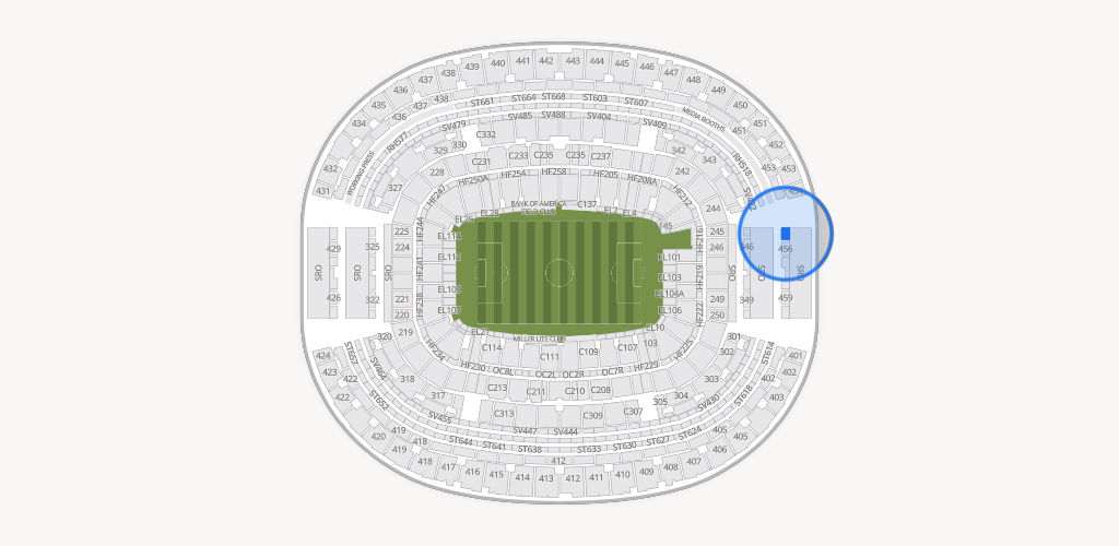 AT&T Stadium Seating Chart