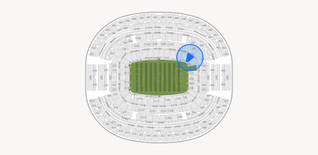 AT&T Stadium Seating Chart