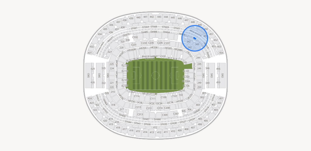 AT&T Stadium Seating Chart