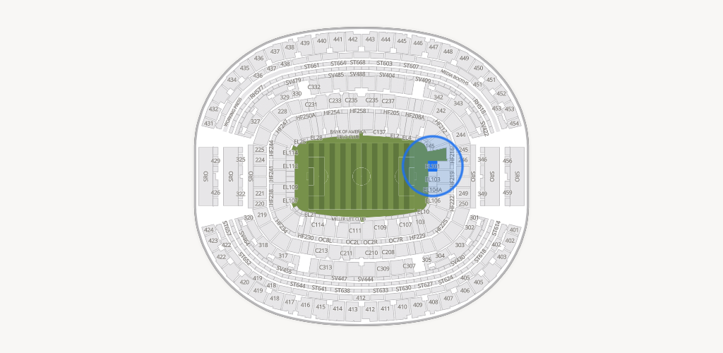 AT&T Stadium Seating Chart